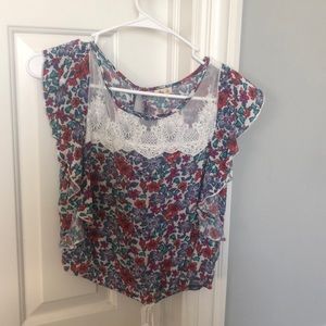 HOLLISTER floral blouse